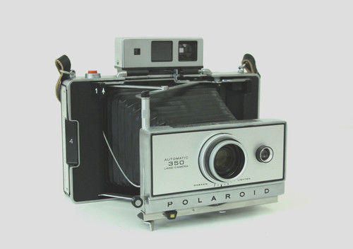 Polaroid 350 land camera - polaroid,