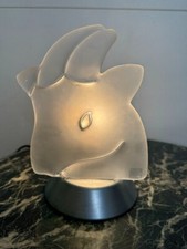 CARLO NASON Rare iTRE Model Zodiac "CAPRICORN" MURANO Glass Table Lamp Italy 90s
