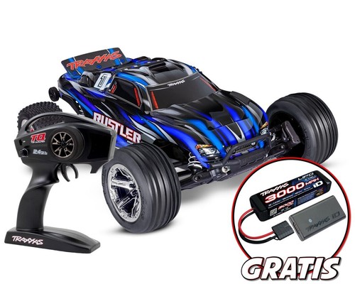 Traxxas rustler 2s blu - rustler, bl-2s