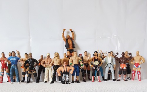 Lotto action figure - 23, wwe/wwf