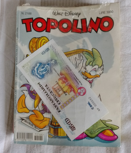 Topolino 2166 con gadget - topolino,