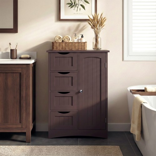Organizer mobile bagno marrone