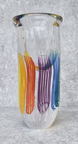 Vaso arcobaleno vintage anni