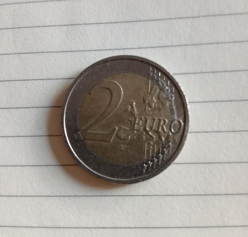 Moneta rara euro della - rara,