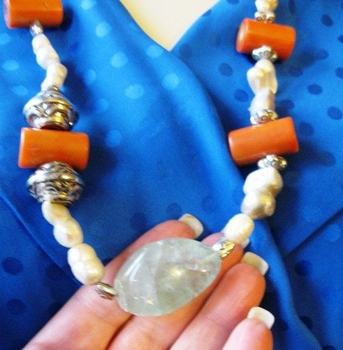 Enorme collana perle - collana, barocche