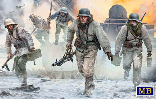 Masterbox german machine gun - german,