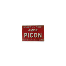 Plaque métal vintage picon