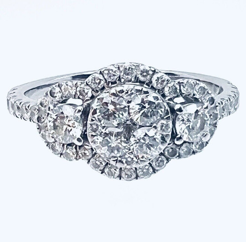 Anello trilogy halo oro - anello, in