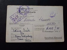 INTERESSANTE  STORIA POSTALE POSTA MILITARE PRIGIONIERI DI GUERRA