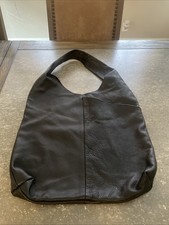 Borsa KomalC Hobo grande in pelle nera borsa a mano borsa a tracolla borsa da viaggio