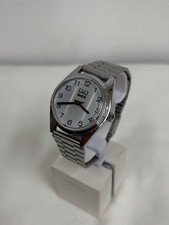 Orologio meccanico vintage Casio Q e Q MEC carica manuale Giappone raro argento