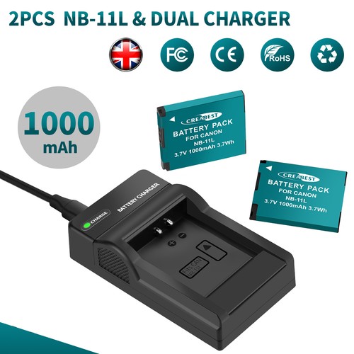 11l 11lh batteria - 2x, nb-11lh