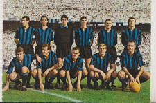 1961 -1962 CARTOLINA CALCIO