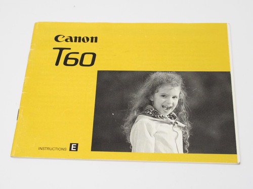 Canon t60 manuale - canon, istruzioni