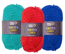 1 GOMITOLO LANA PERFETTO LUREX 130 MT. 97% ACRILICO e 3% POLIESTERE FERRI 4/4,5