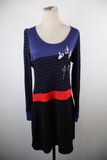 DESIGUAL VESTITO DONNA TG. XL WOMAN CASUAL VINTAGE DRESS ABITO