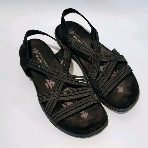 Sandali neri skechers - sandali, donna