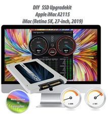 Kit aggiornamento SSD da 500 GB iMac 27 pollici A2115 2019 OSX 14 Sonoma incl. strumenti