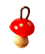 FUNGO Mushroom 60s italy micro ciondolo in plastica sorpresina