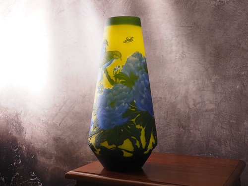 Stile liberty vaso vetro - stile,