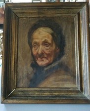 Olio su tela libera "Ritratto