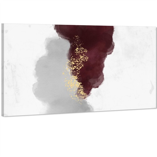 Quadro astratto rosso grigio