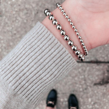 Bracciale con sfere - , acciaio