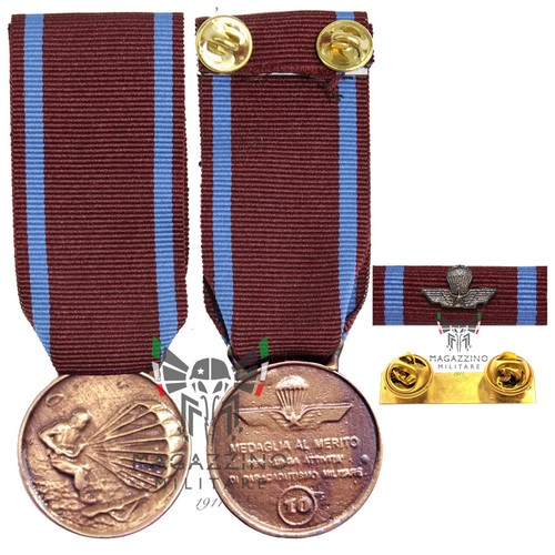 Medaglia nastrino folgore - nastrino,