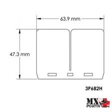 LAMELLE RICAMBIO VFORCE 3 HONDA CR 125 R 2003-2004 MOTO TASSINARI MT3P682H