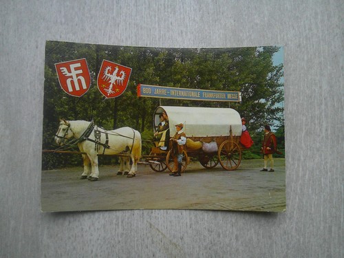 Cartolina francoforte main 800 - cartolina,