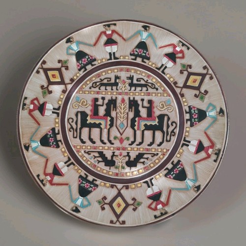 Grande piatto terracotta di - in,