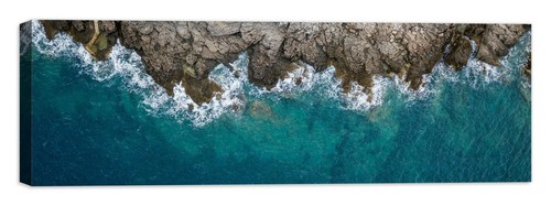 Scogliera mare quadro stampa - mare,