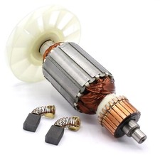 Ancoraggio rotore + spazzole