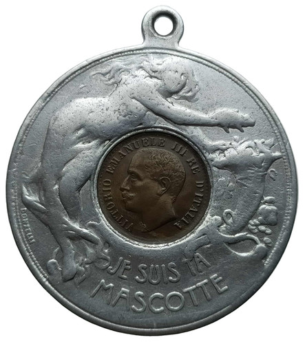 Medaglia centesimo vittorio - medaglia,