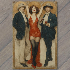 CARTOLINA Glamour Donna Abito