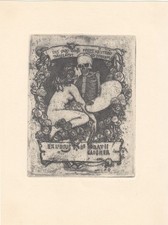 Exlibris Bookplate Radierung
