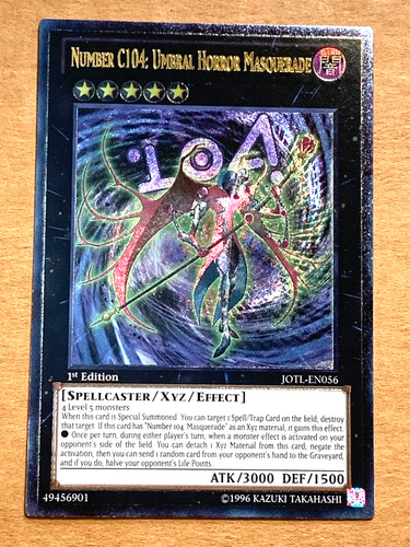 Yugioh numero c104 maschera - numero,
