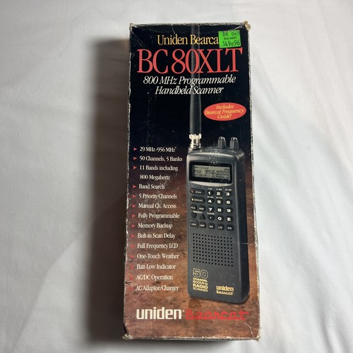 Uniden bearcat bc80xlt - bearcat,