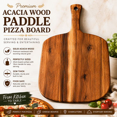 Tagliere per pizza legno - tagliere, in
