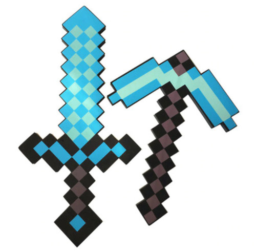 Set armi minecraft foam - set, pvc