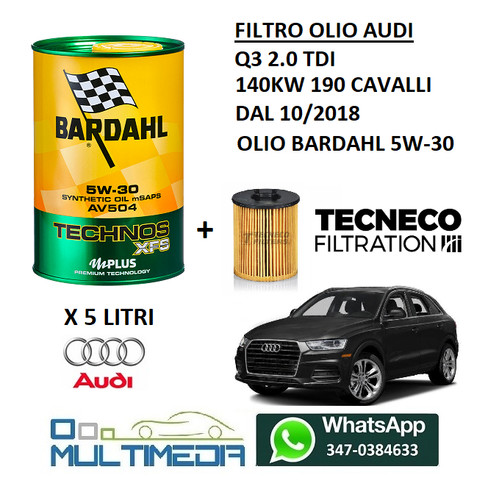 Filtro olio 5lt - filtro,