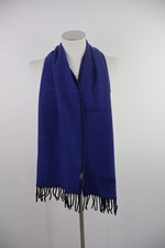 ARMANI JEANS SCIARPA UOMO DONNA UNISEX WOMAN MAN VINTAGE SCARF LANA BLU