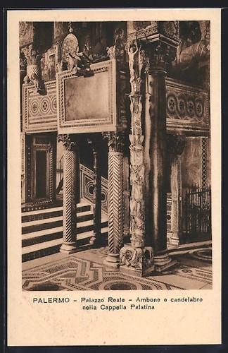 Cartolina palermo palazzo - cartolina,