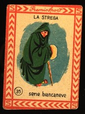 Figurina Originale Bea Premio Sport 1949/50 La Strega Serie Biancaneve 35
