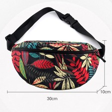  1Pc Borsa da petto in nylon Borsa da petto con stampa digitale Marsupio