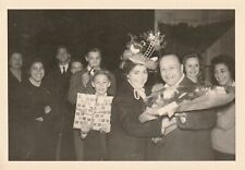 B2 - Foto Photo Fotografia Anni 60 - Gruppo Festa Ragazzino Regali Pipa