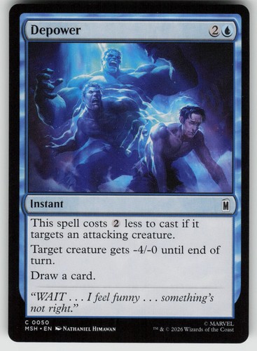 Depower common marvel super - common,