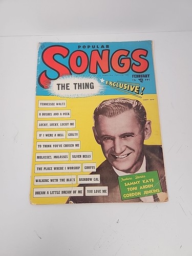 Vintage popular songs magazine - popular,