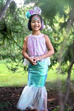COSTUME BAMBINI VESTITO sirena
