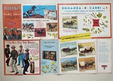Brochure Depliant  BONANZA Ben Hoss & Little Joe  BARAVELLI TV Anni '60